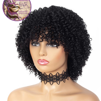 Carissa - 100% Human Hair (No Lace) 12 Inch Kinky Curly style