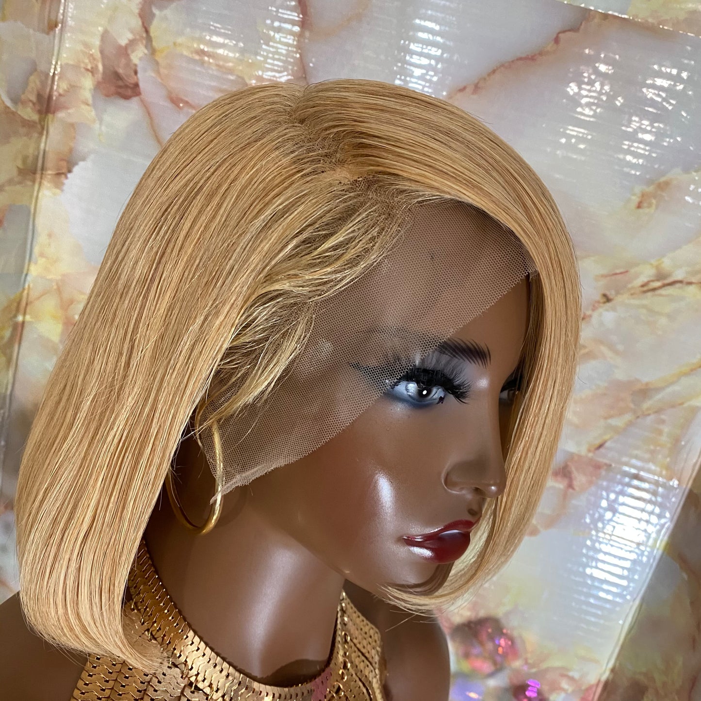 Faith’ 10 Inch Bob style, 100% Human Hair Lace Front