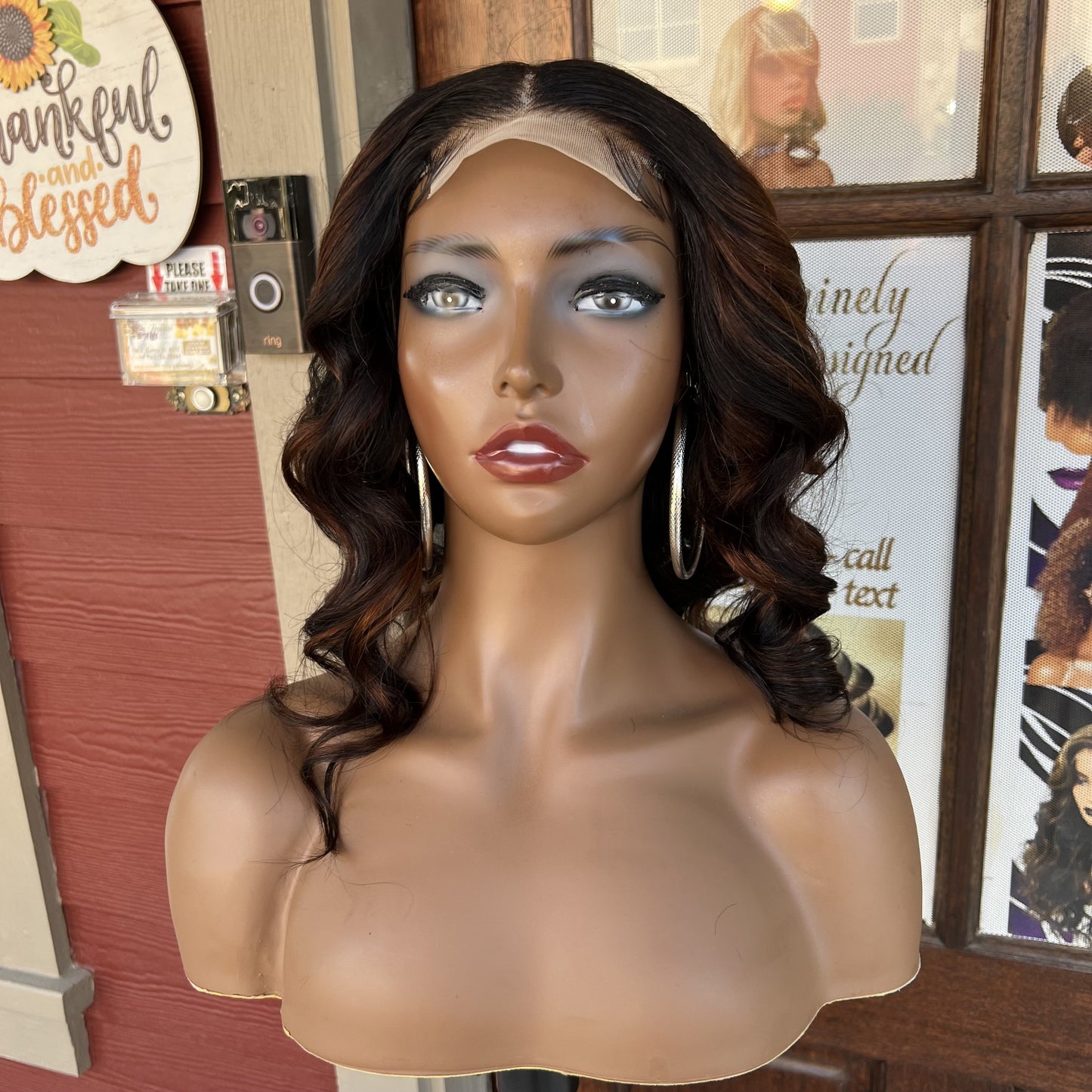 Kelah’ Body Wave Bob Wig (Lace Closure) 1B/33