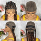 Kellie-  25 Inch Long Curly African Hair Faux Locs Goddess Braided Wigs (PRE-ORDER)