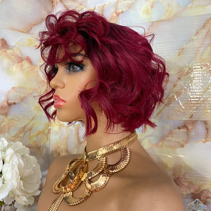 Rozie’  Bang Spiral Curls 100% Human Hair (No Lace)