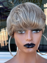 Load image into Gallery viewer, Larissa- 100% Human Hair (No Lace) Pixie Ombré Wig
