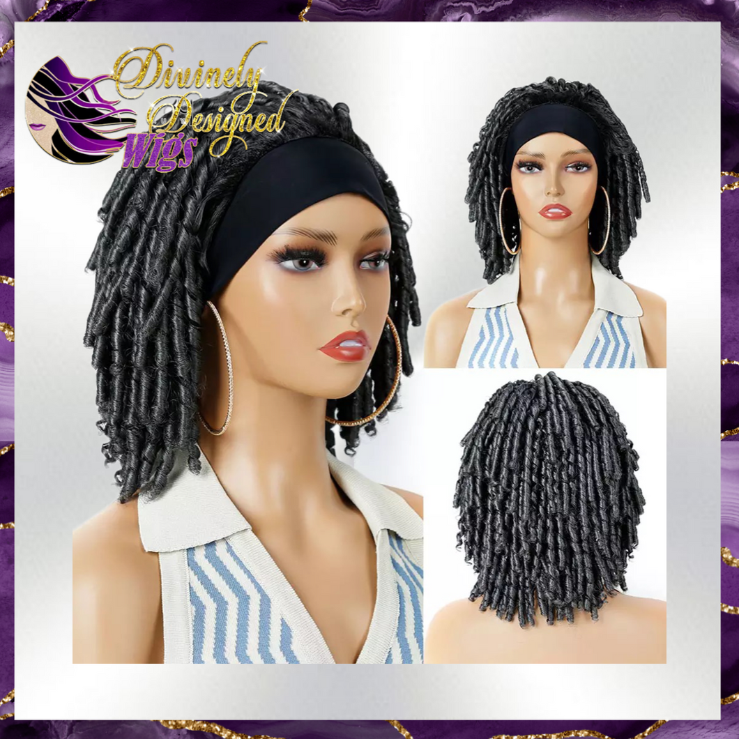 Brandy ’ Headband Style Dreadlock Curl, Synthetic