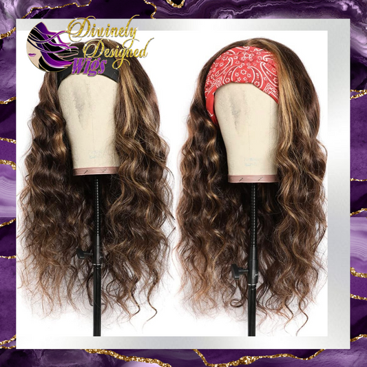 Prissy- Headband Style No Lace Body WAVE , 100% Human Hair