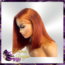 Load image into Gallery viewer, Melonie’  - 100% Human Hair Side part lace front
