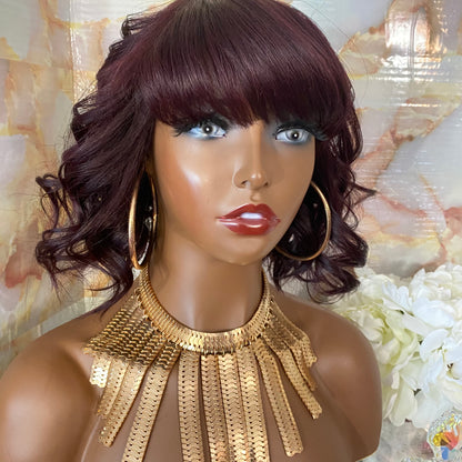 Crystal’  China Bang Silky Straight 100% Human Hair (No Lace)