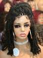 Carly -  18 Inch  twist braided style, Synthetic Lace Front Closure