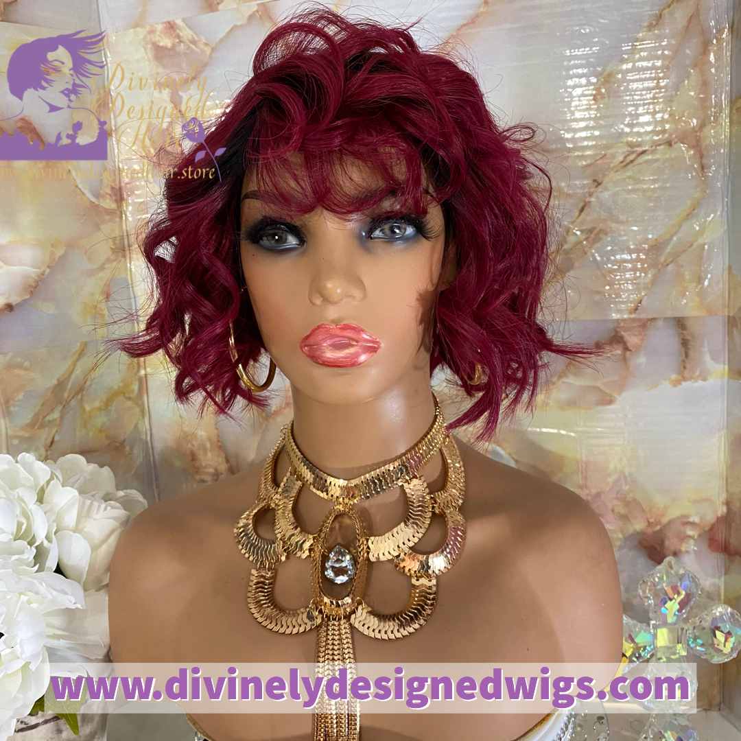 Rozie’  Bang Spiral Curls 100% Human Hair (No Lace)