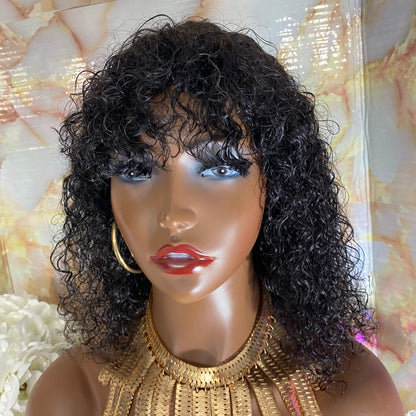 Tanee' No Lace Curly China Bang